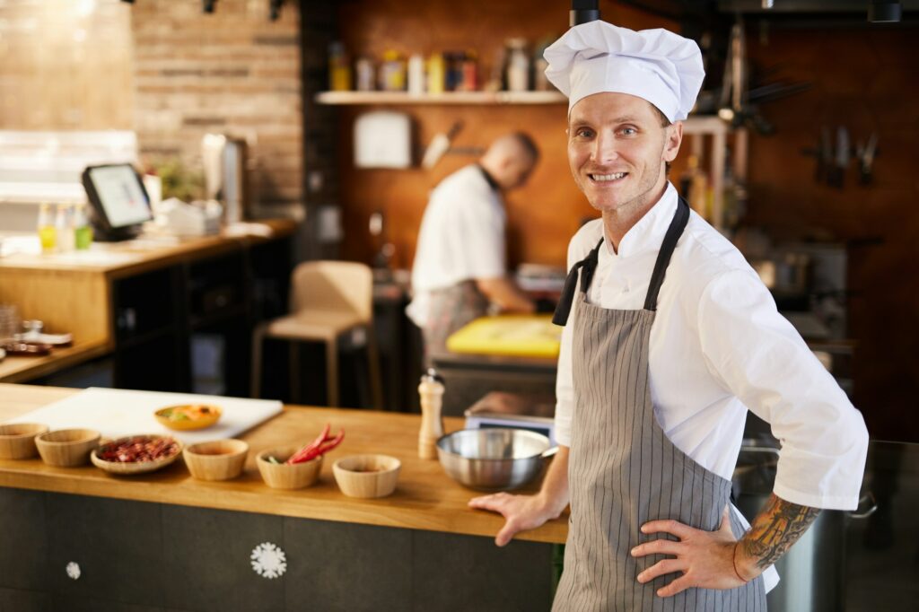 Contemporary Chef Posing